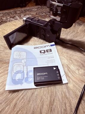 Zoom Q8 Handy Video Recorder with TWO Batteries